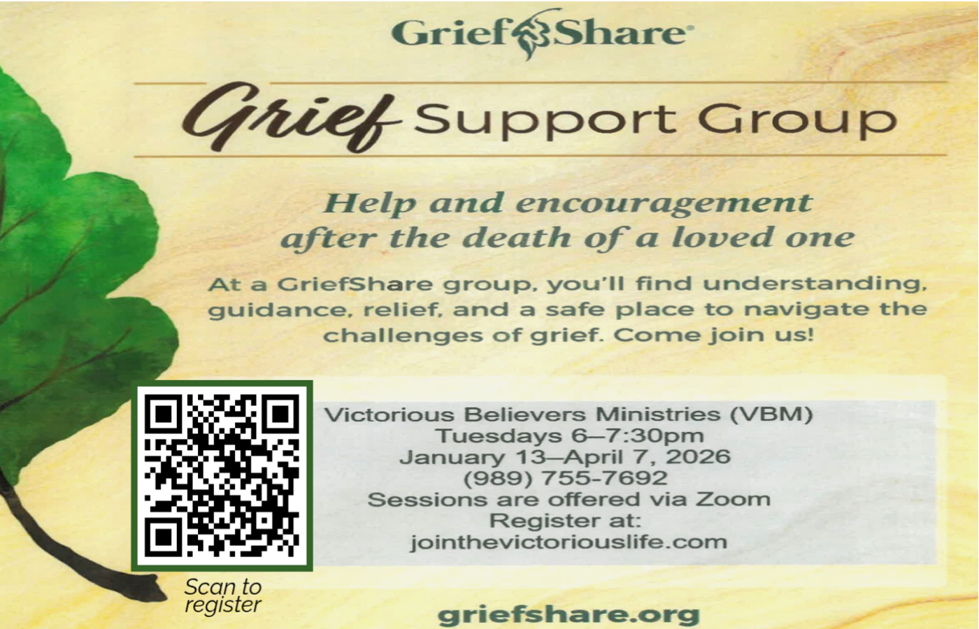 GriefShare Winter 2026